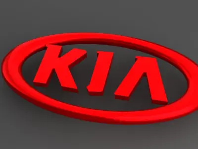 Cars logo set 3D model
