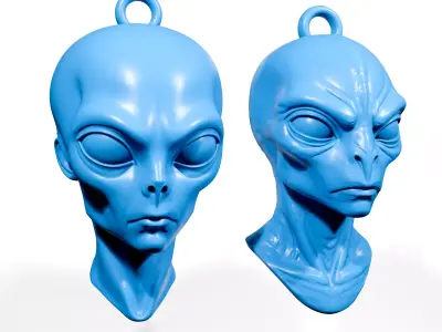 Aliens Pendants 3D print model
