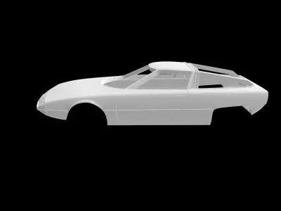 Citroen GS Camargue 3D print model