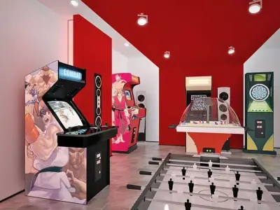 Game Machines Collection 3D model