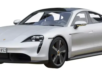 Porsche Taycan Turbo S 3D model
