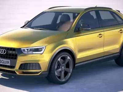 Audi Q3 2018 S-line 3D model
