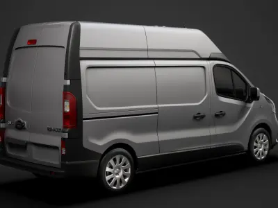 Renault Trafic Van L2H2 2018 3D model