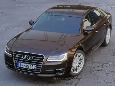 AUDI A8 2018  3D model