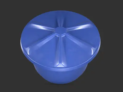 Water Tank Low-poly 3D model