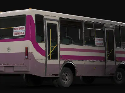 BAZ - A079 Etalon Low-poly 3D model