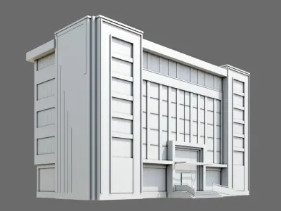 Office Building ID046 3D model