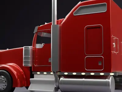 Kenworth W900 3D model