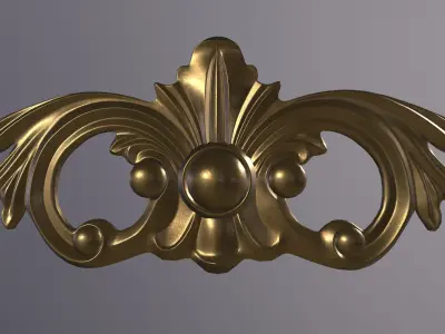Decorative element for the interior PBR low Poly Low-poly 3D model