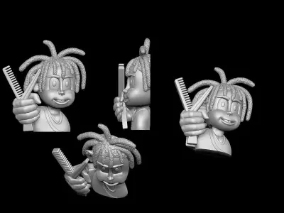 3D Cartoon Character Solid Printable Model STL for 3D Printing 3D print model