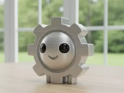 gear shaped toy 3D print model