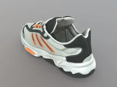 Adidas Ozweego Pure sneaker Low-poly 3D model