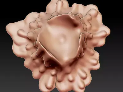 Melted Candle 3D model