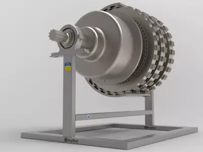 designing metal spinning wheel 3D print model