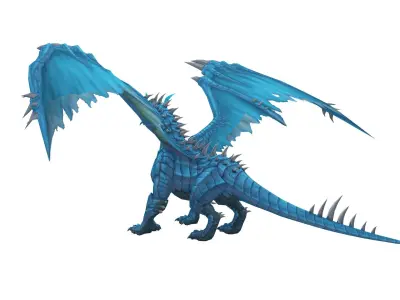 Ultimate Dragon Pack Low-poly 3D model