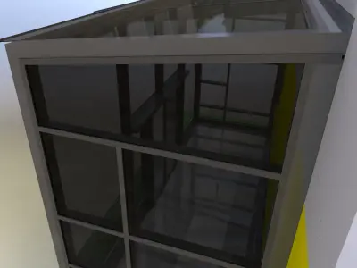 Entrance vestibule 3D model