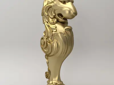 Carved Balusters 3D Model Collection