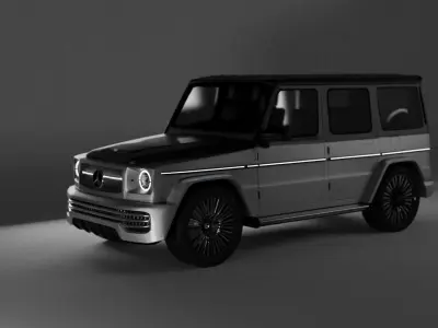 Electric G Wagon 3d Model 3D model