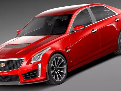 Cadillac CTS-V CG 2016 3D model