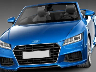 Audi TT Roadster 2015 3D model