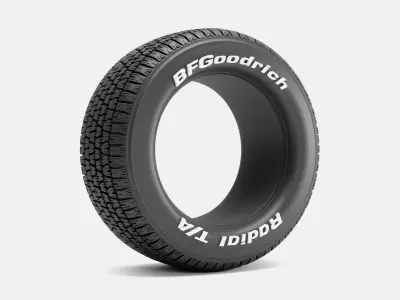 15x8-5 BFGoodrich Radial Tire 295-50R15 3D print model
