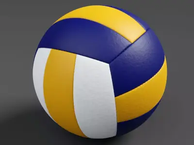 Volleyball Ball 3D model Low-poly 3D model purchase