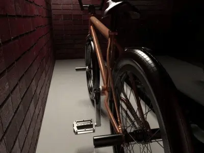 BMX bike WTP bicycle 3D model
