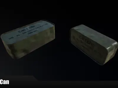 Post Apocalyptic Props Pack Unreal Engine 4 Low-poly 3D model