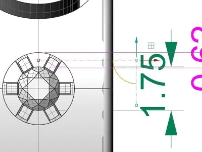 Luxury Fasion Ring FR01  3D print model