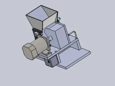 soybean milk machine by hand  3D model