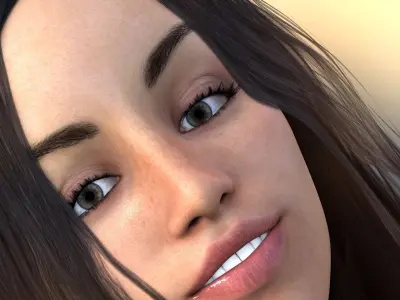 Metahuman 06 Nalissia Low-poly 3D model