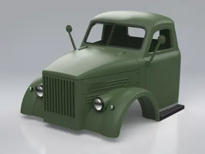 GAZ 51 Cabin  3D print model