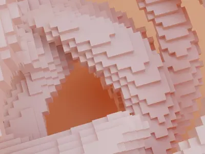 Abstract Model V13 Low-poly 3D model