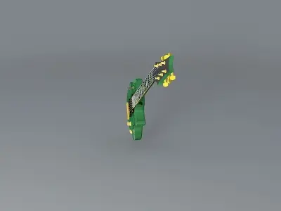 PRS style guitar Free 3D model