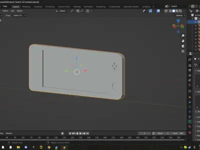 Nintendo Switch model made int Blender 3D print model