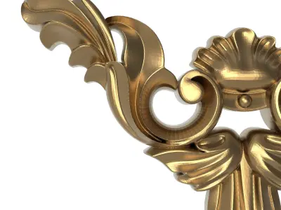 decorative pattern ready for 3D printing 3D model 11