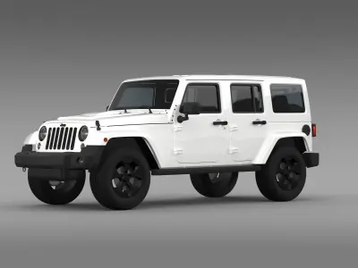 Jeep Wrangler Black Edition 2 2015 3D model