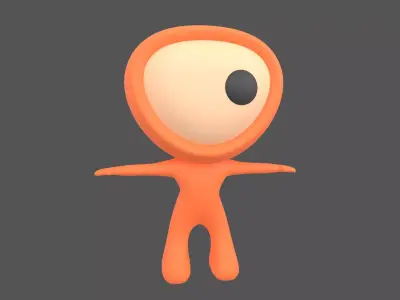 Rato Character 004 Prisoner v2 Low-poly 3D model