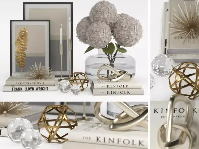 Decorative Set 02 3D model