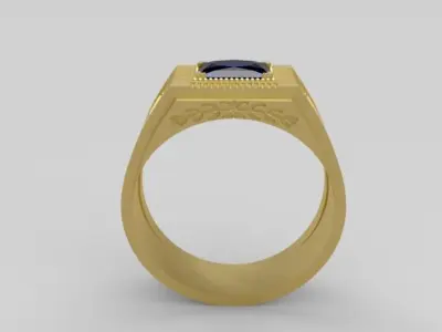 Anel de formatura em administracao 3D print model