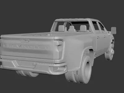 Chevrolet Silverado Dually 3500 2022 3D print model