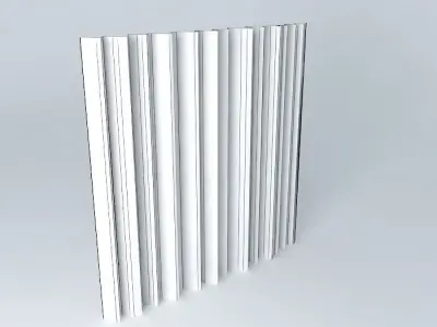 Curtain gray Free 3D model