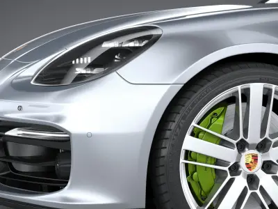 Porsche Panamera 4 E-Hybrid 2021 3D model