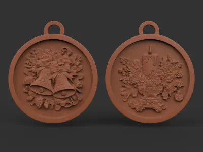 christmas tree decor  3D print model