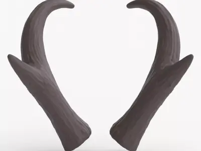 Pronghorn Horns - Sage 3D print model