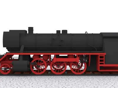 Train Engine Free 3D model