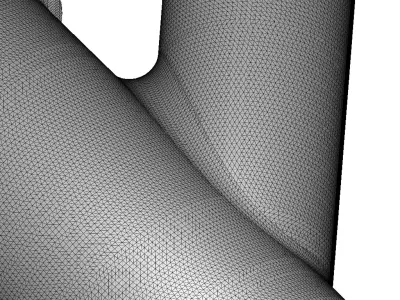 PVC Plumbing Reducing Y Fitting 3D print model