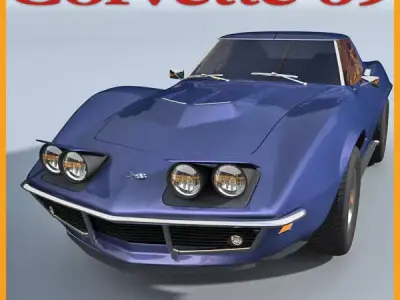 Chevrolet Corvette 69 3D model
