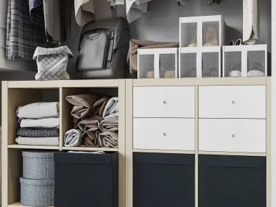 Ikea ikea Built-in wardrobe 3D model