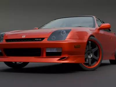 Honda Prelude 5 Type SH Tuned 3D model